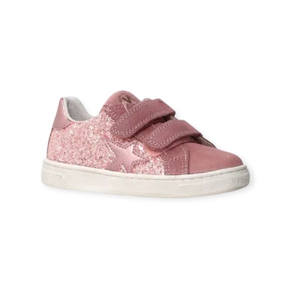 Naturino Other - Naturino ★ Pinn VL Glitter Star Italian Suede Sneaker ★ Pink ★ Toddler 8M 25 ★